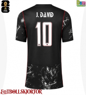 Kanada Jonathan David #10 Bortatröja Dam VM 2026 Kortärmad